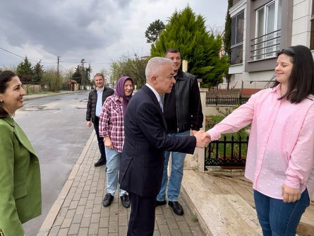 Down sendromlu Ceyda'ya bayram ziyareti