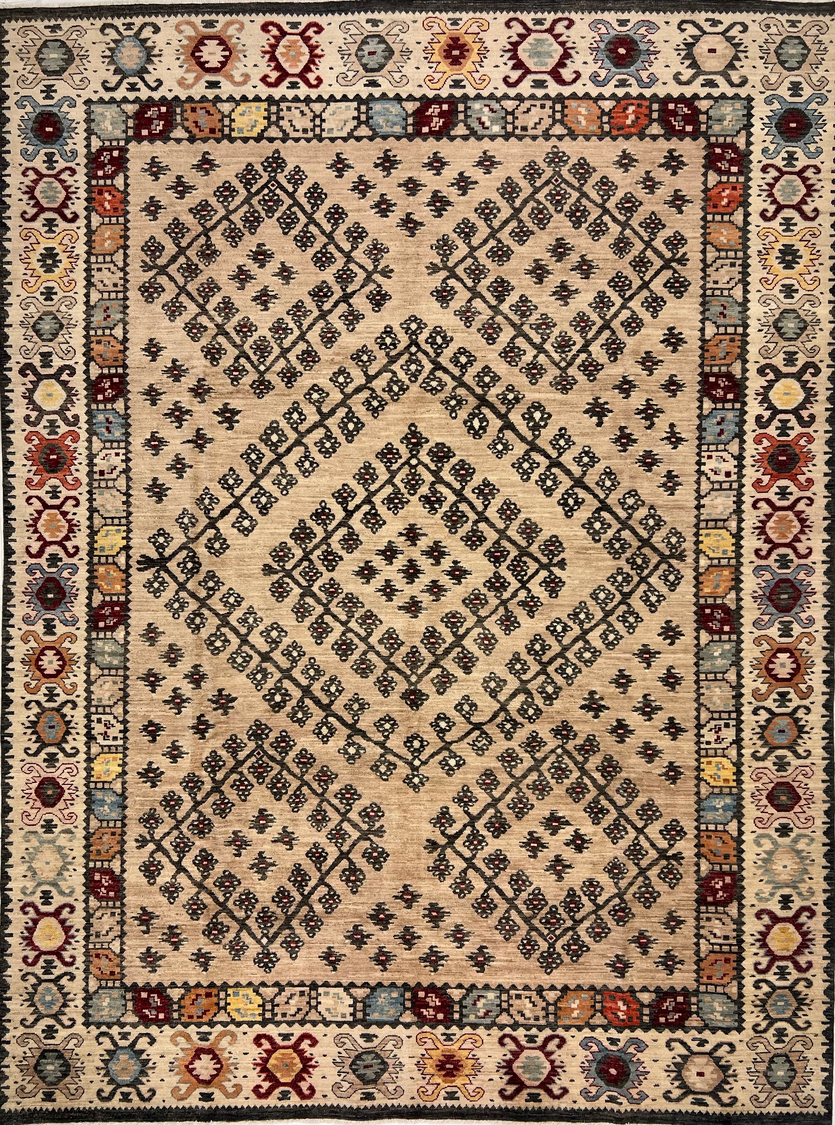 Fine Afghan Tribal / 8'10"x11'10"