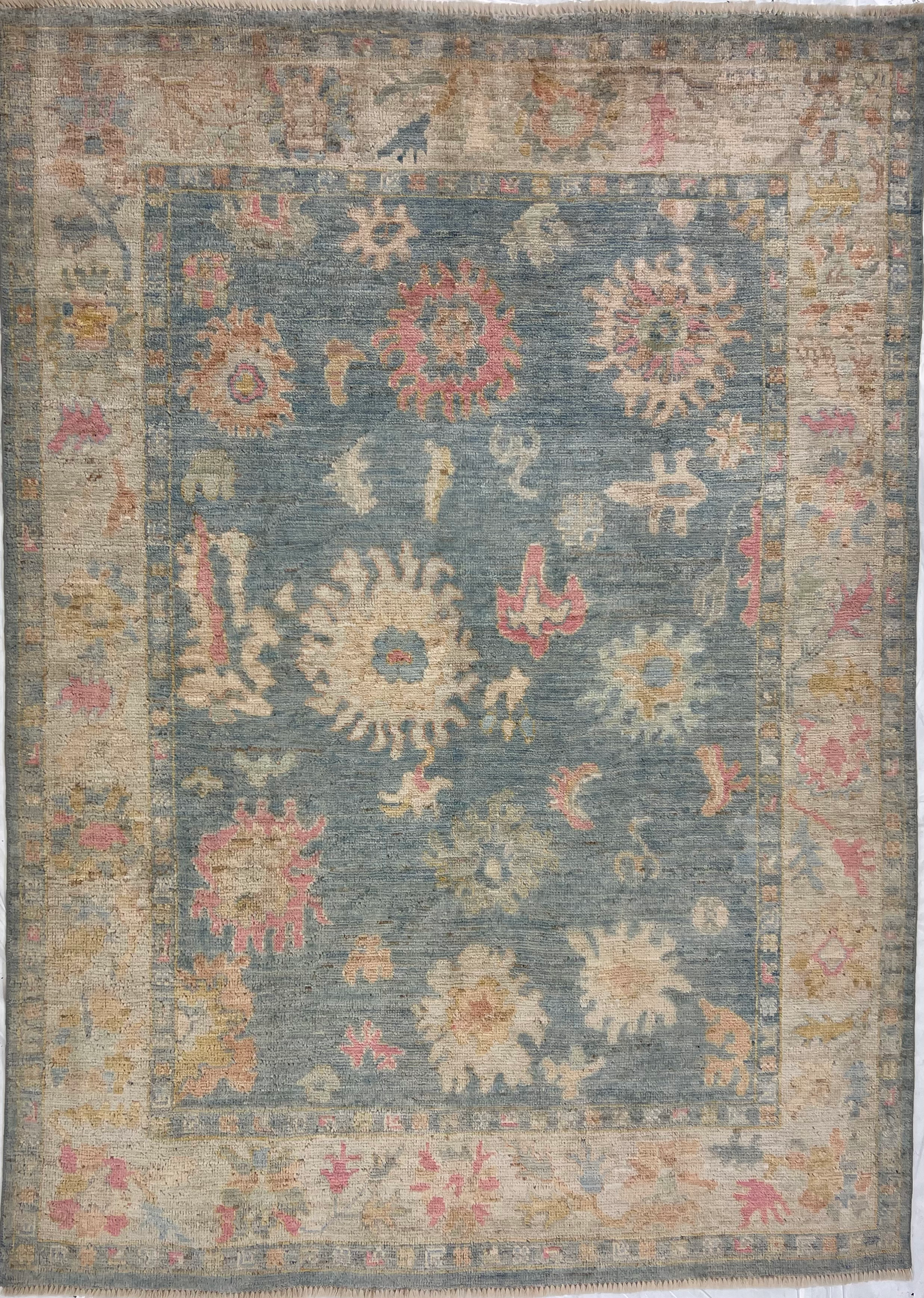 Fine Afghan Oushak / 5'x6’11"