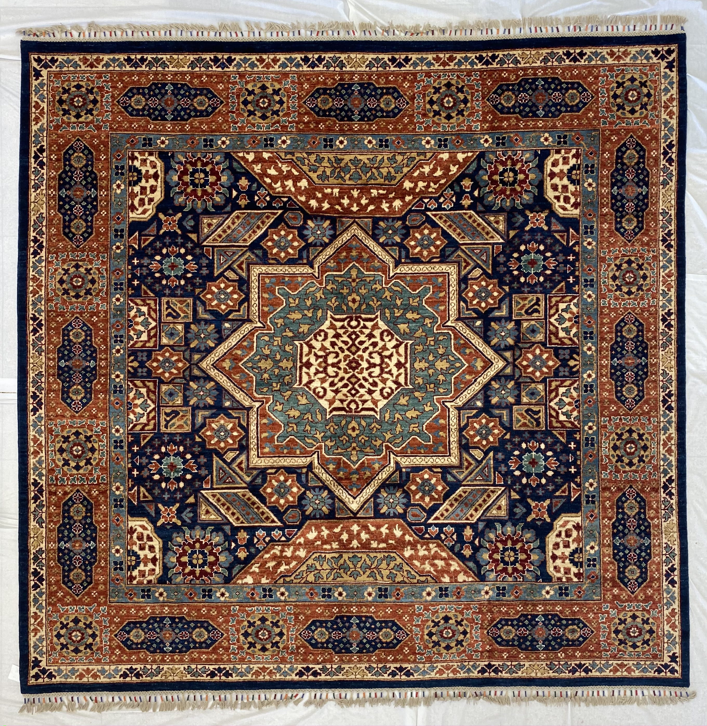 Fine Afghan Tribal / 7'9" x 8'1"