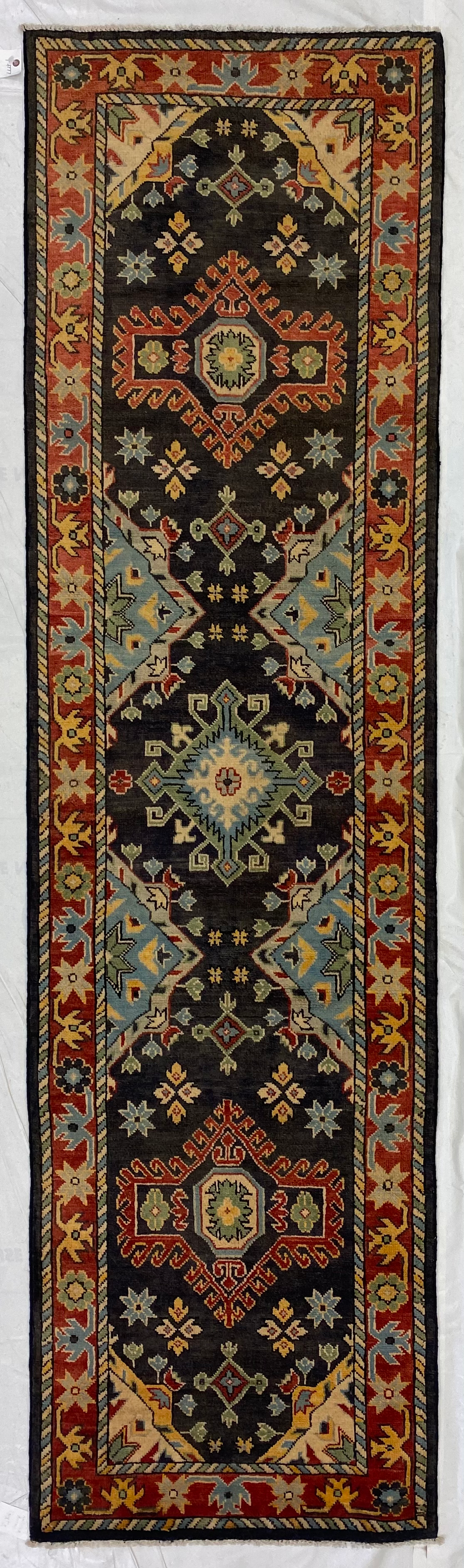 Fine Afghan Kazak / 2'7"x9'7"