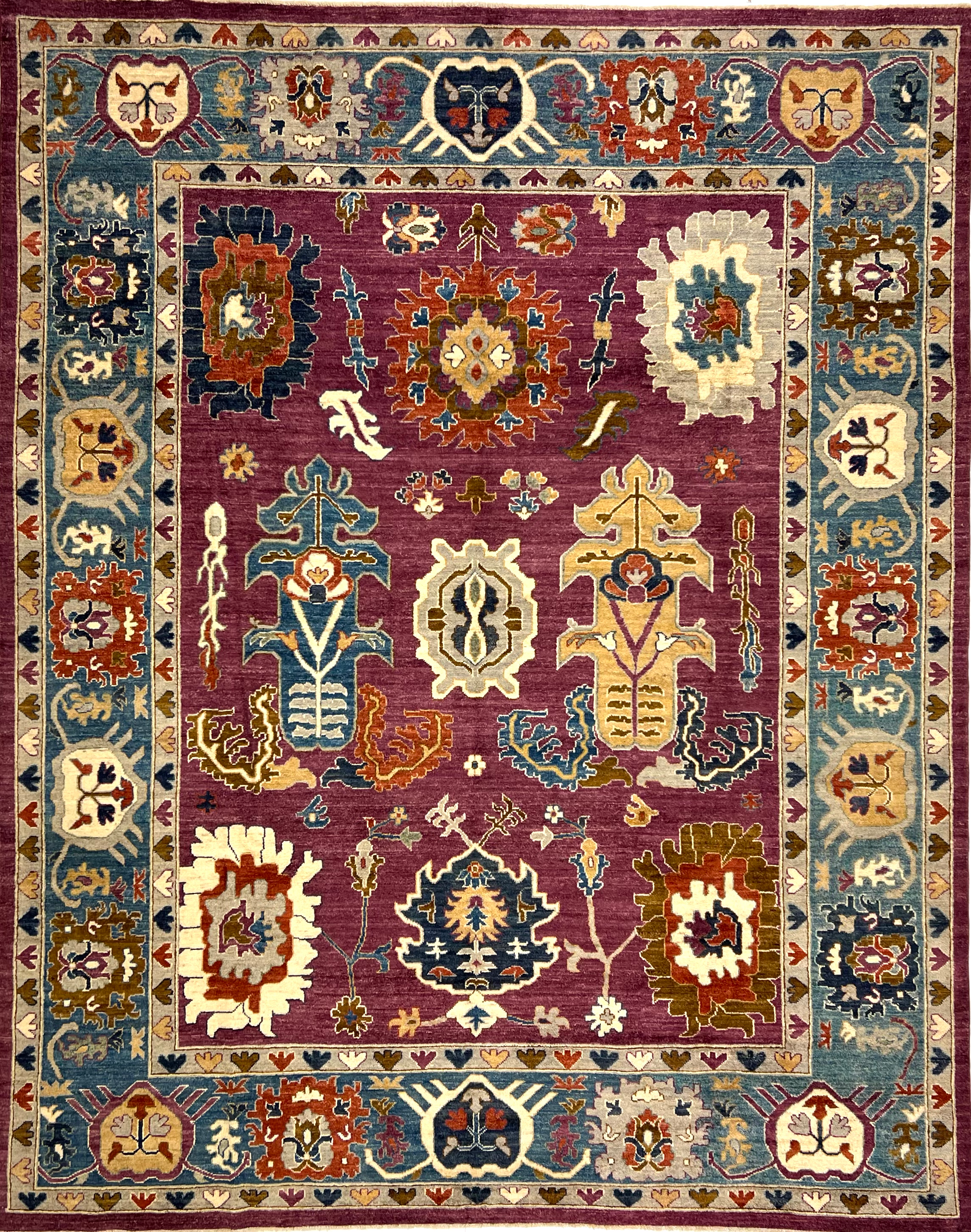 Fine Afghan Oushak / 9’4”x11’7”