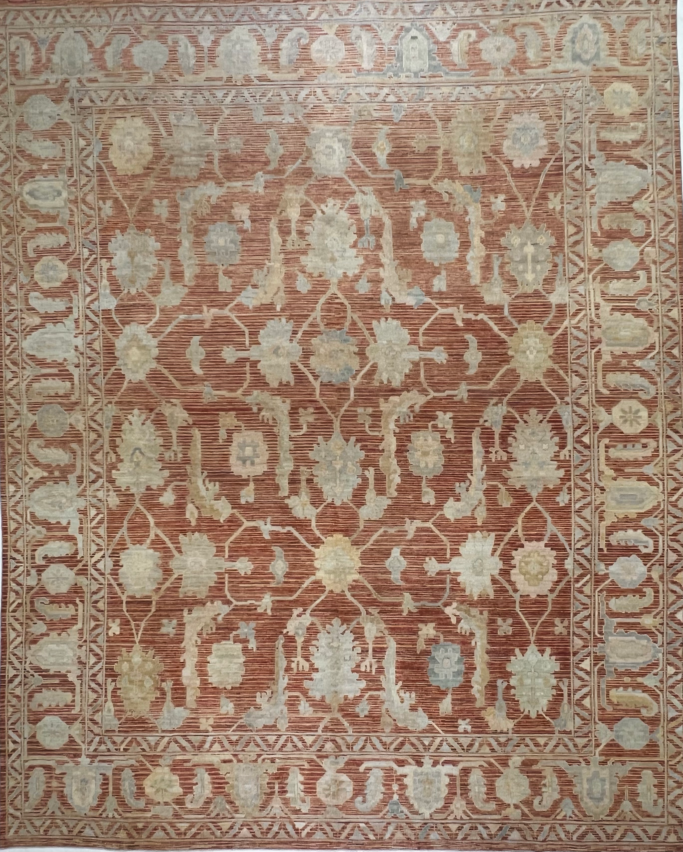 SOLD - Fine Afghan Oushak / 12’2"x15’1"