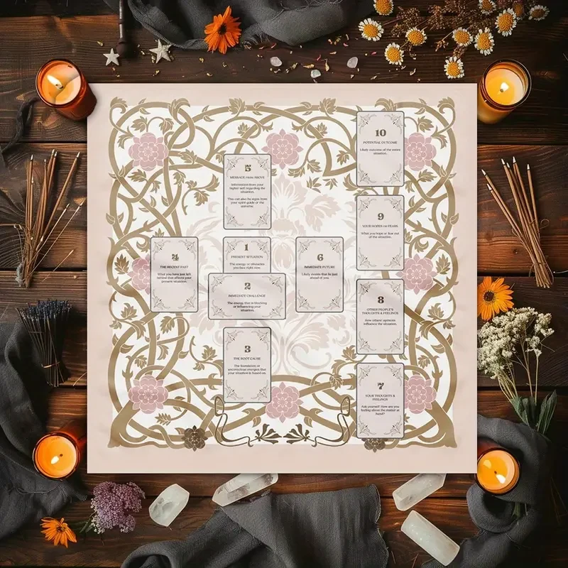 Tree of Life + Moon Phase Altar Cloth