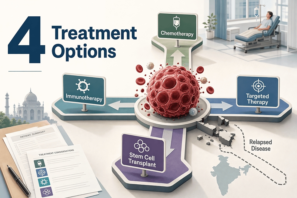 relapsed blood cancer treatment options India