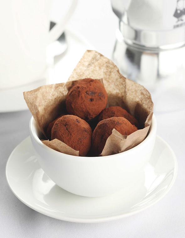 Chocolate Truffles in Cup