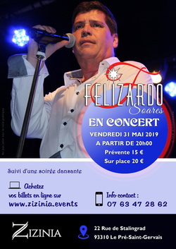 Exemple affiche concert