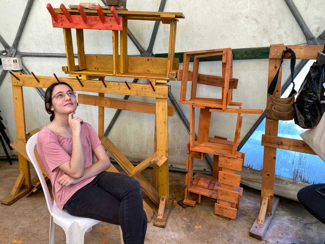 תלמידה בכיתת הפארק בית ספר יש"י