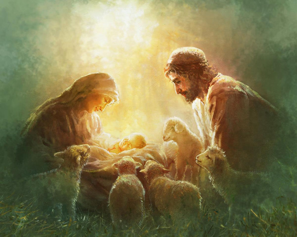 Born in manger