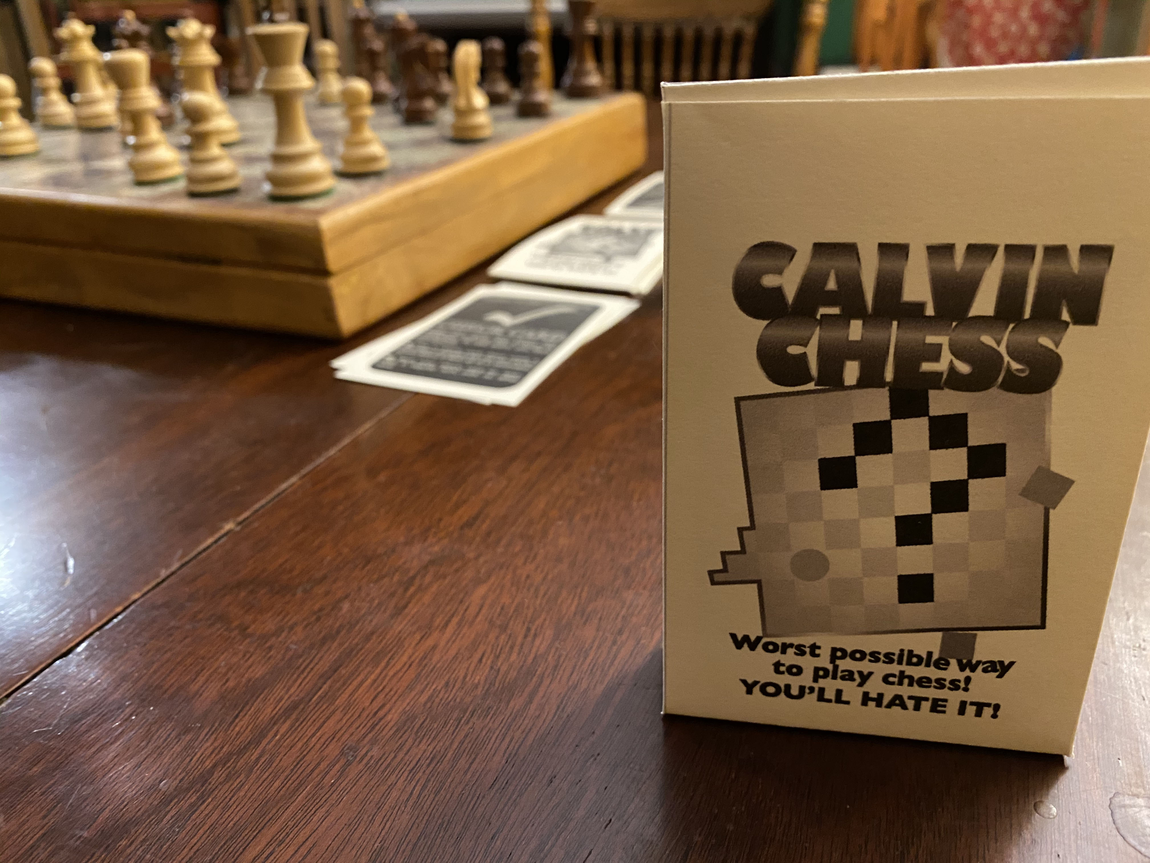 Calvin Chess box