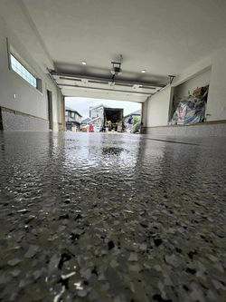 close up look textured epoxy