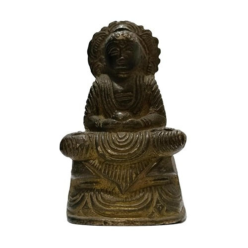 Thumbnail: athizay Brass Buddha Black Antique Idol for Gifting | Home