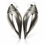 Thumbnail: athizay Vintage Silver Shankh Pod Drop Earrings-Textured Minimal Statement Desig
