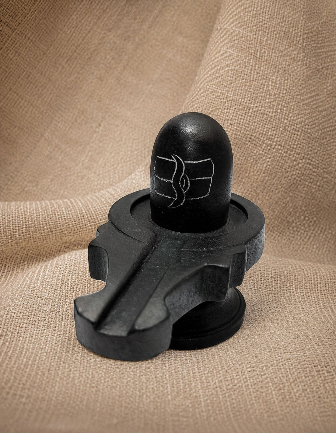 Handcrafted Black Shivling Idol by Athizay