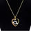 Thumbnail: Pendant Necklace Heart Pendant chain Gold finish