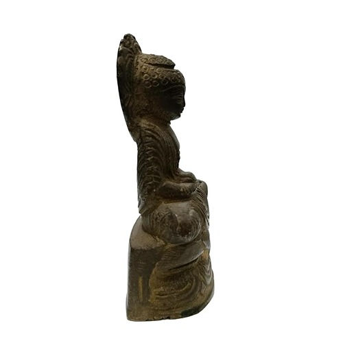 Thumbnail: athizay Brass Buddha Black Antique Idol for Gifting | Home