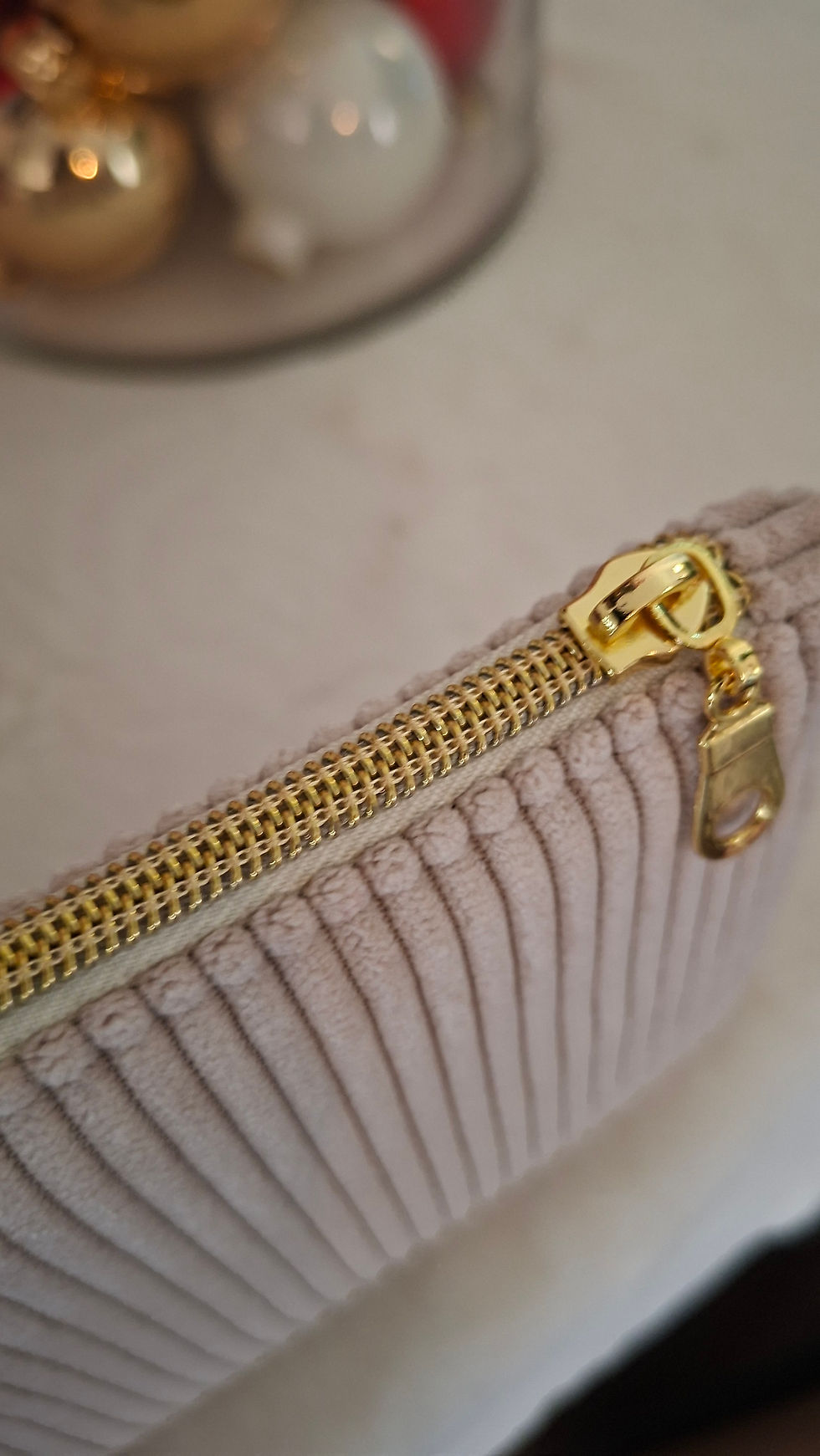 Miniature : MINI POCHETTE : Velours BEIGE