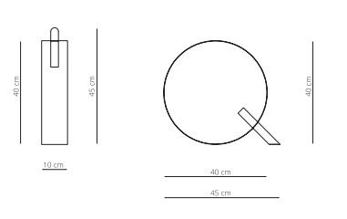 Miniatura: Lampada Led Loop T - Riflessi