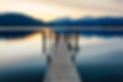 Sunset from a wharf in the lake of Te Anau, New Zealand.jpg