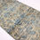 Thumbnail: 3x16.2 ft Blue Tribal Moroccan Runner, Blue Abrash Background, Berber Design, Mo