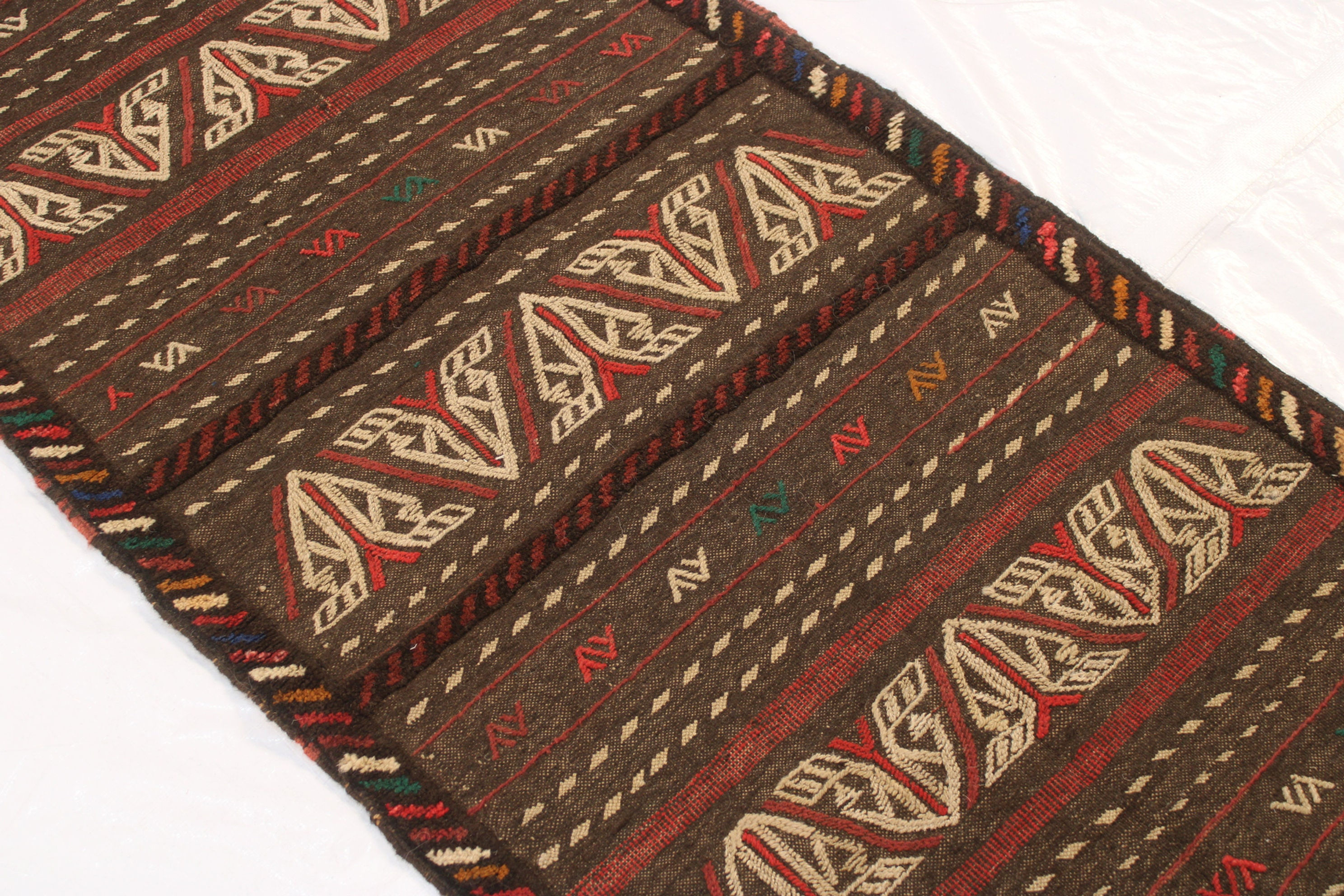 6 feet Kilim Runner Rug | Pile Kilim | Handmade Veg Dye Flat weave Wool Kilim ru