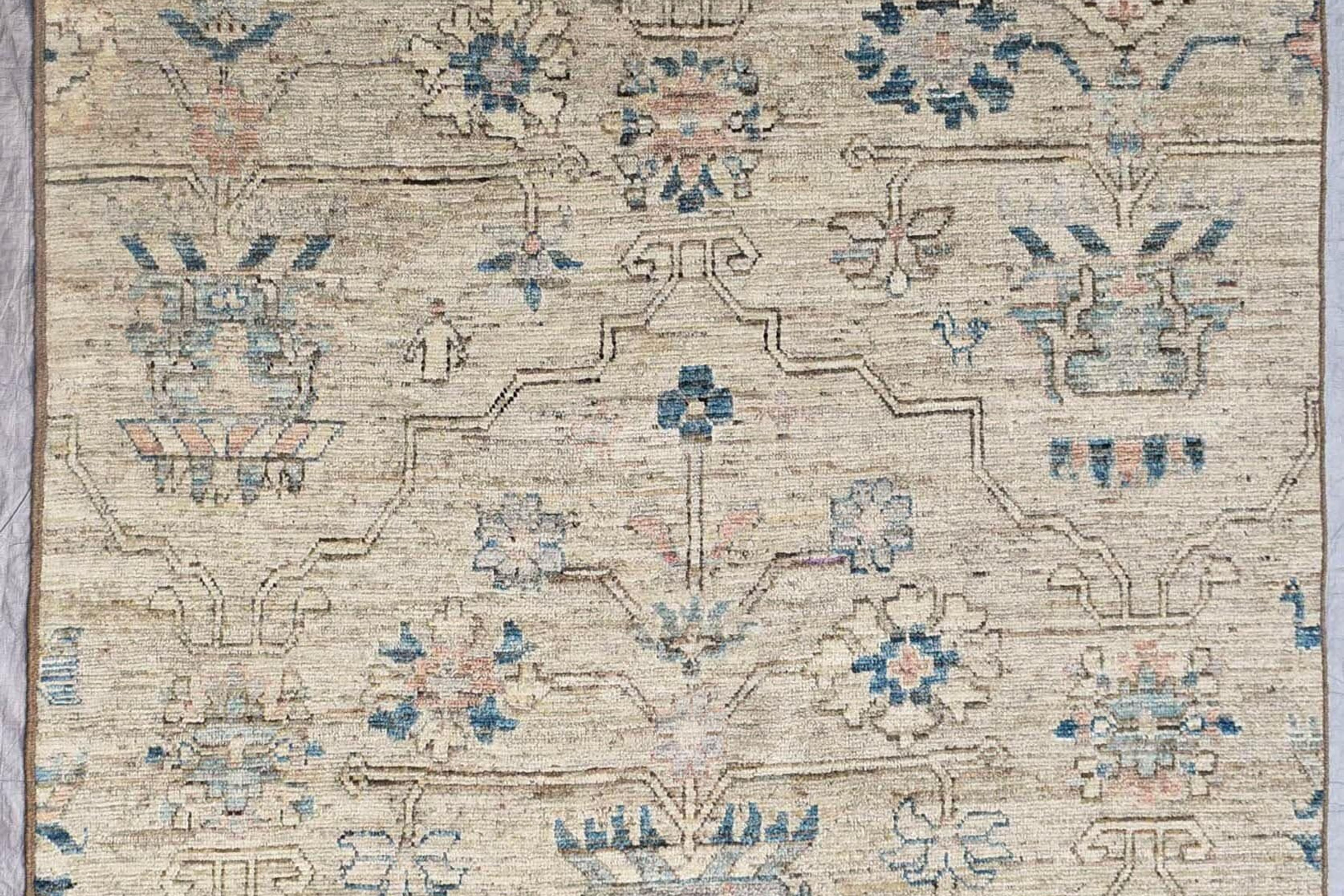 Neutral Color 6x9 ft Area Rug | Soft Rug | Muted Rug | Organic Rug | One of a Ki