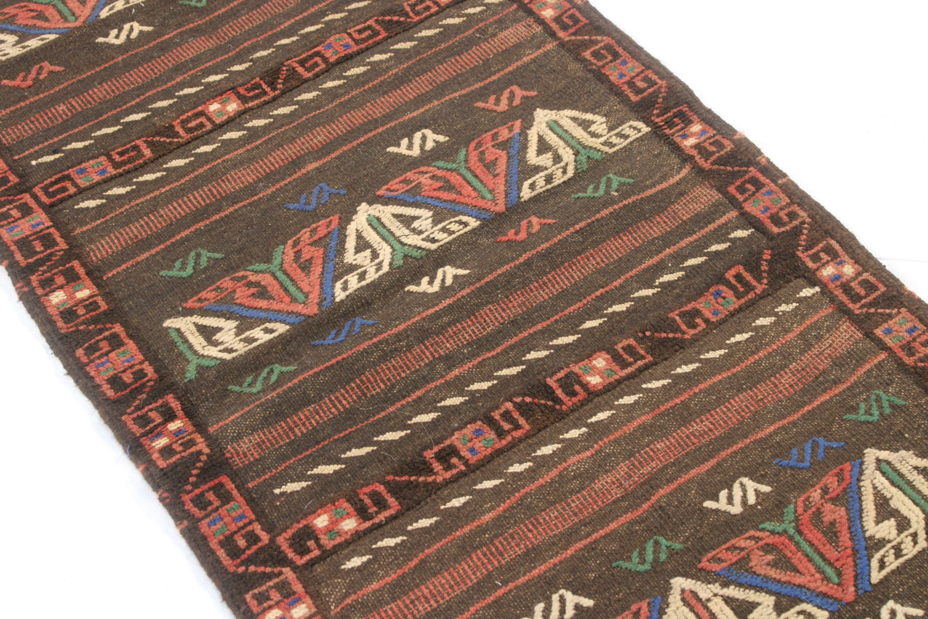 6 feet Kilim Runner Rug | Pile Kilim | Handmade Veg Dye Flat weave Wool Kilim ru