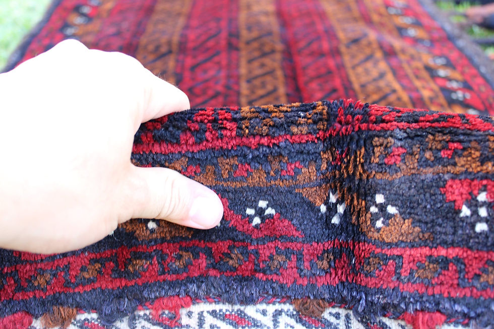 Thumbnail: Vintage Pillow Cover | Over 50+ Years Old | Hand Knotted Afghan pillow | Multipu
