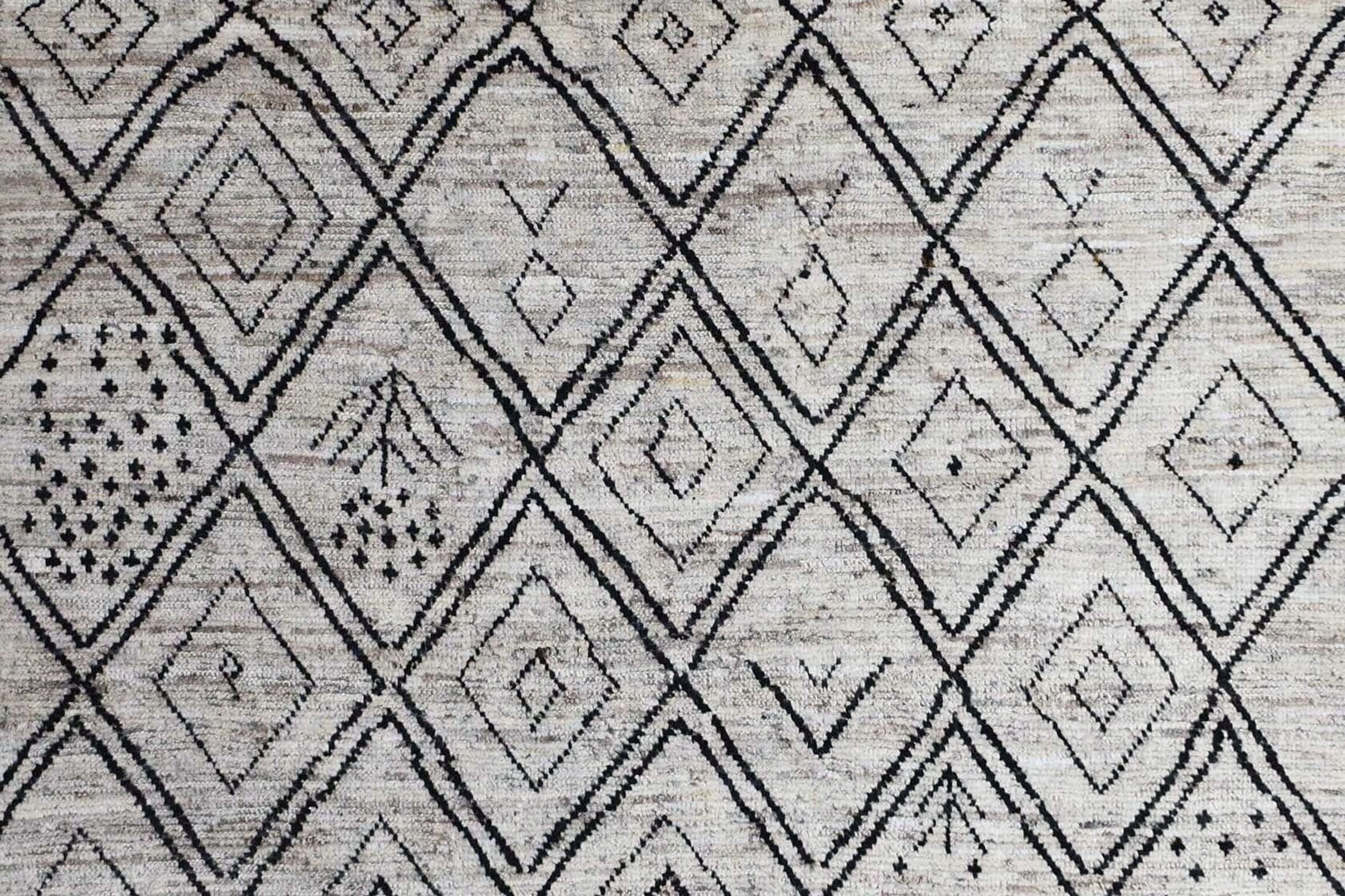 6x9 ft Beige Tribal Rug, Soft Moroccan Rug, Berber Design Rug, Organic Colors, B