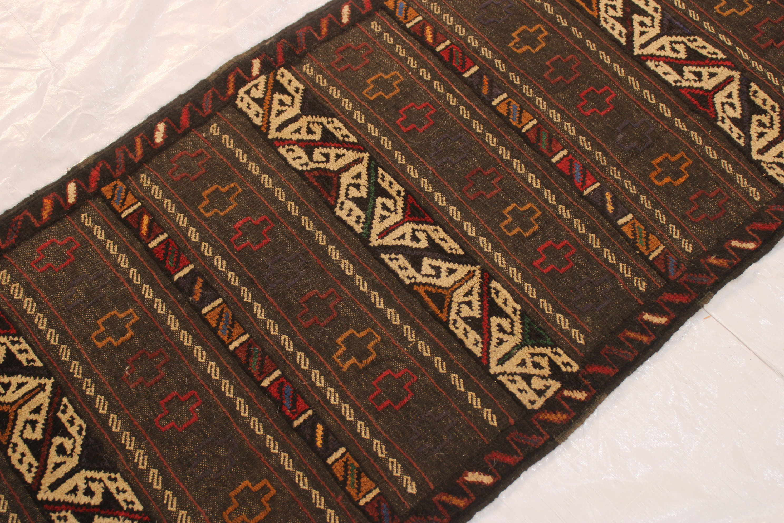 6 feet Kilim Runner Rug | Pile Kilim | Handmade Veg Dye Flat weave Wool Kilim ru