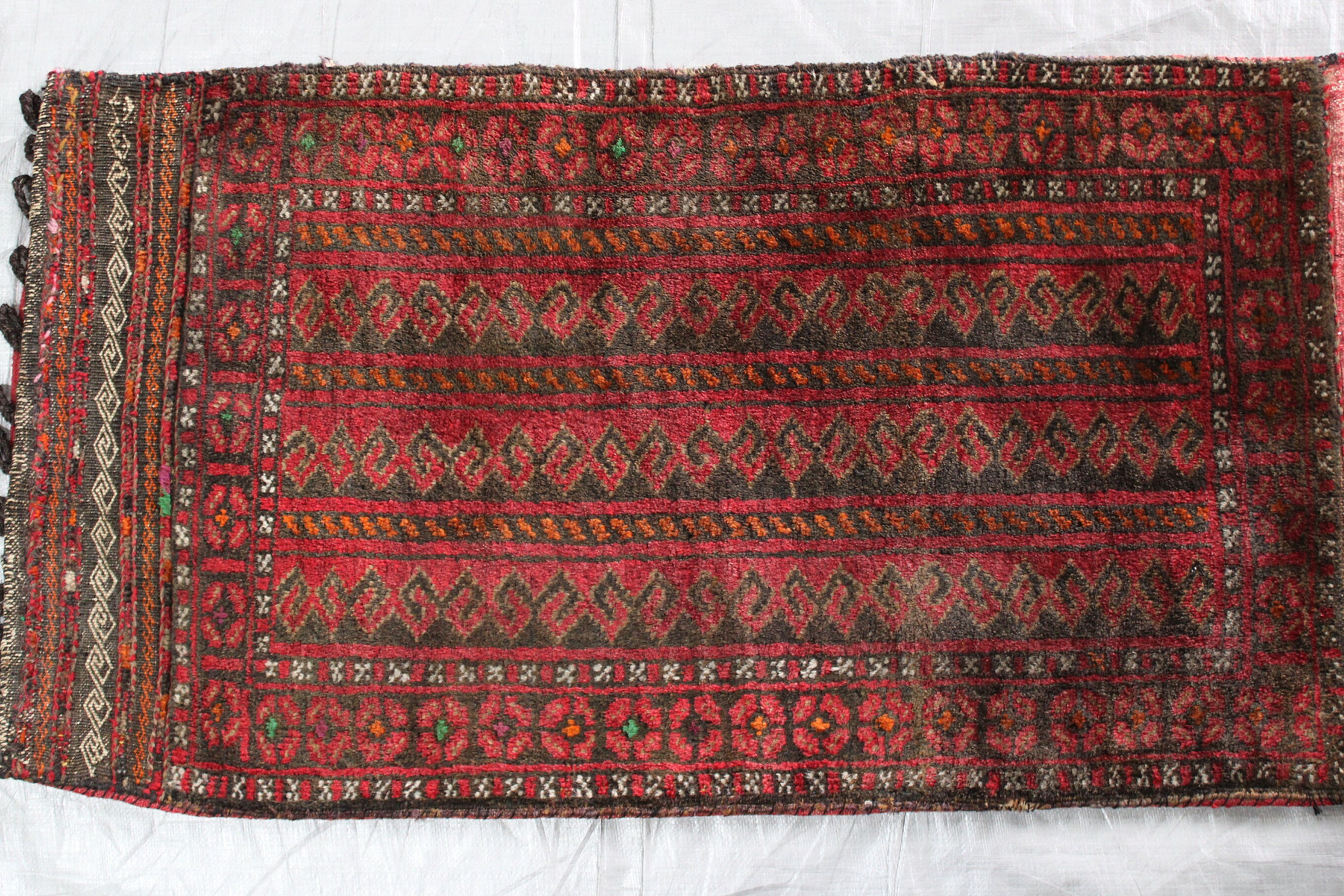 Vintage Pillow Cover | Over 50+ Years Old | Hand Knotted Afghan pillow | Multipu