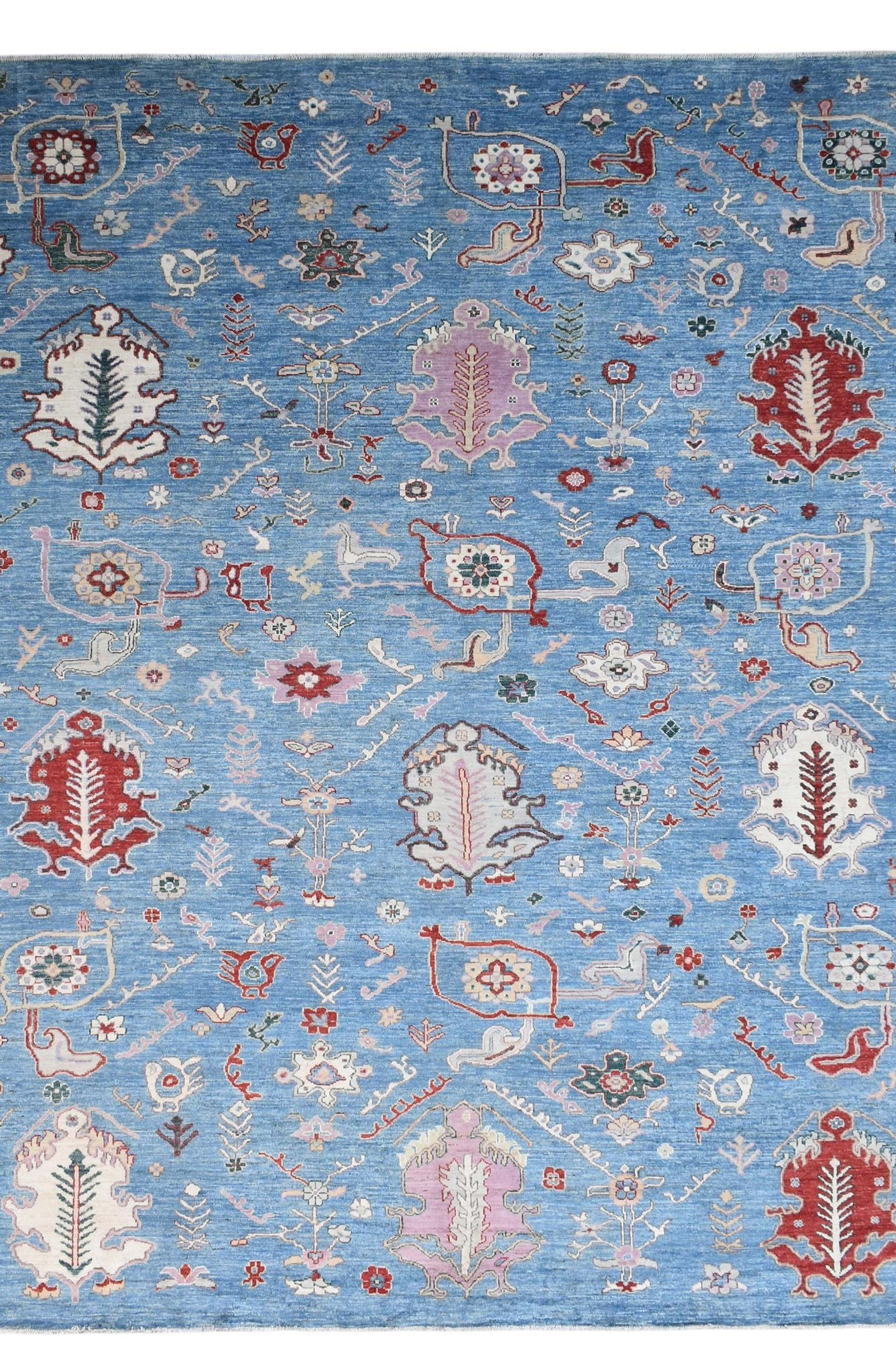 12x15 feet Blue Transitional Rug, Modern Rug, Dining Table Rug, Palace Size Rug,