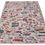 Thumbnail: 5x6 ft Animal Print Area Rug, Silver Purple Fish Hand knotted Afghan Rug, Kids R
