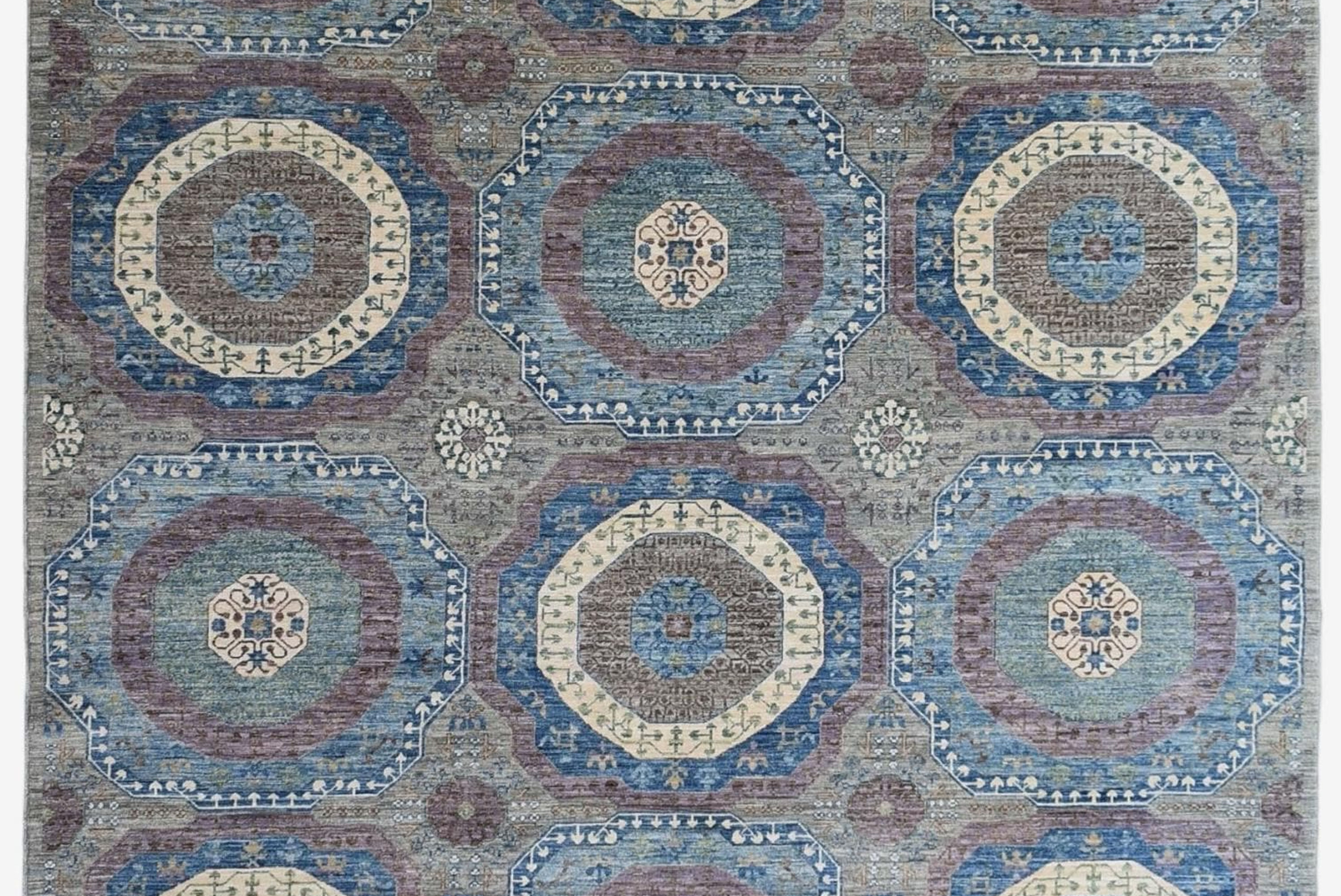 8x10 ft Ottoman Mamluk Area Rug, Handmade Afghan Oriental Rug, Fine Knotted Colo