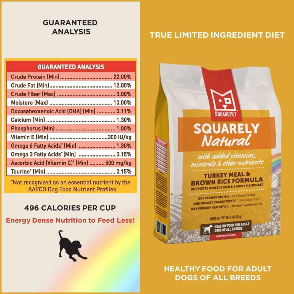 Thumbnail: Square Pet Turkey Meal and Brown Rice