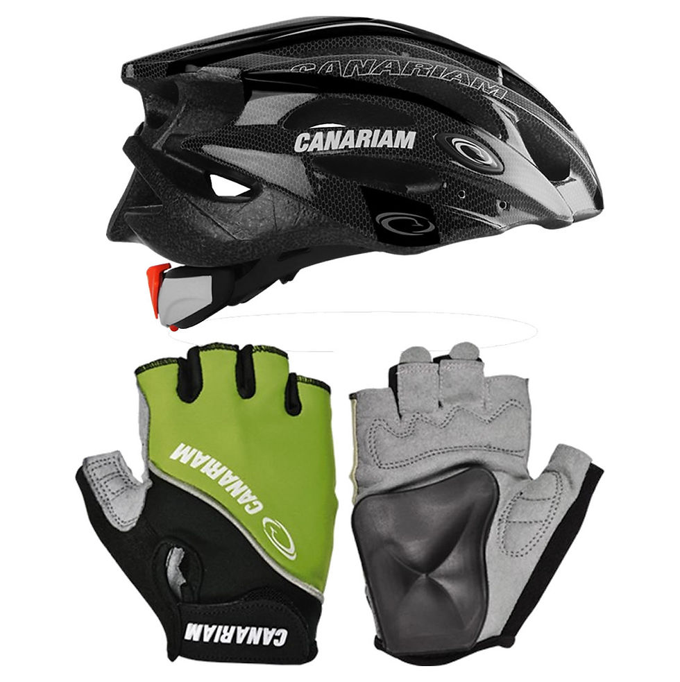 Miniatura: Guantes Para Patinaje C1 Canariam + Casco Canariam Sonic