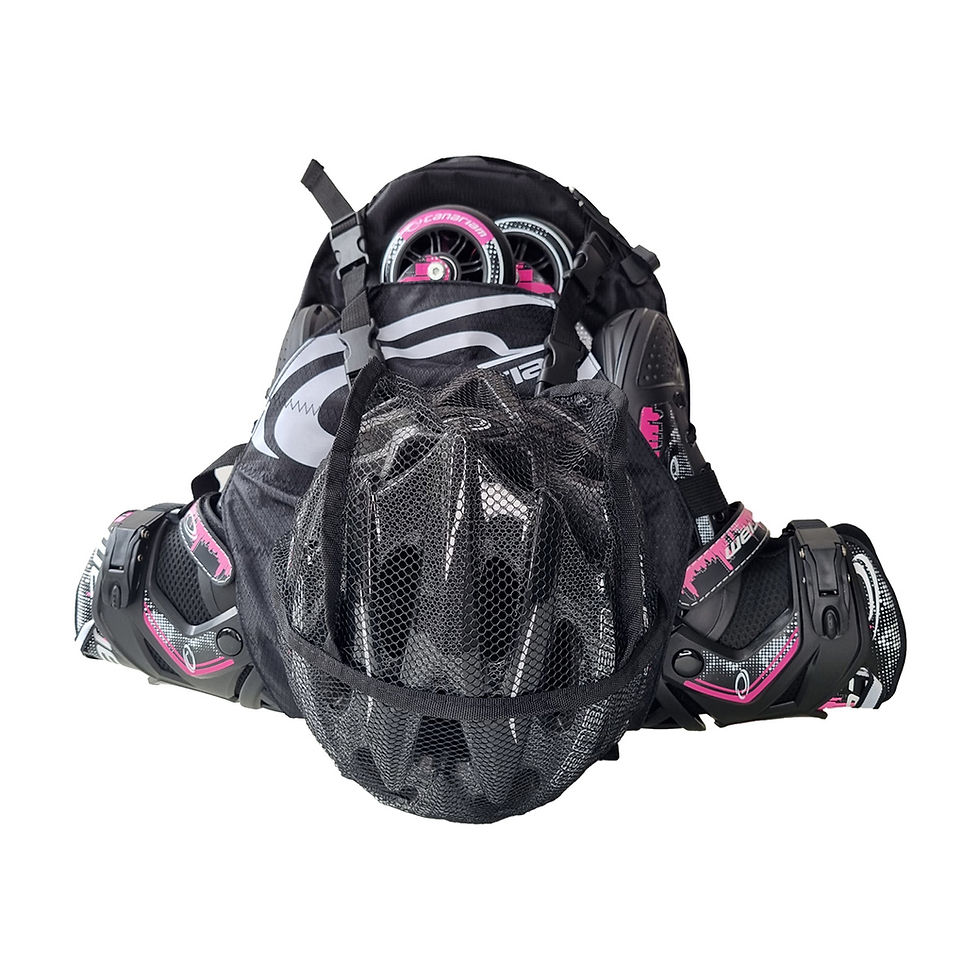 Miniatura: Maletín Malla Canariam Para Patines Negro