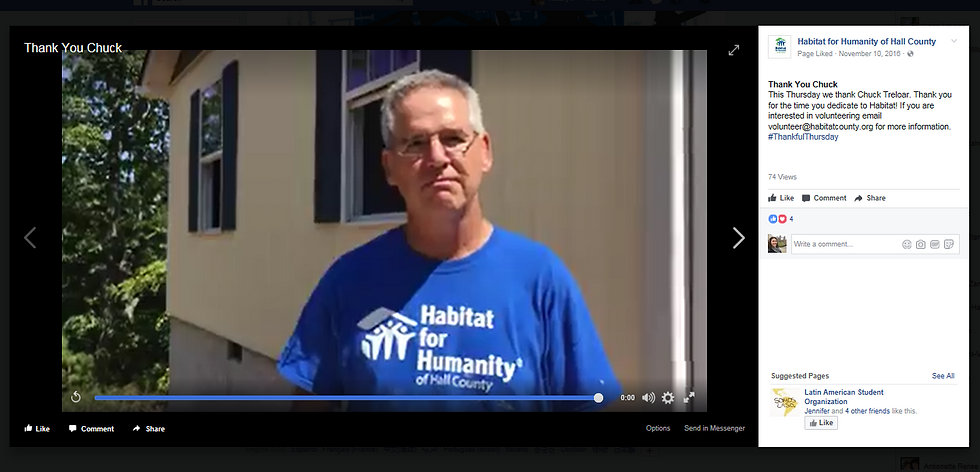 Habitat Interview Social Media Post