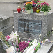 Jim Morrison's Grave in Paris, France