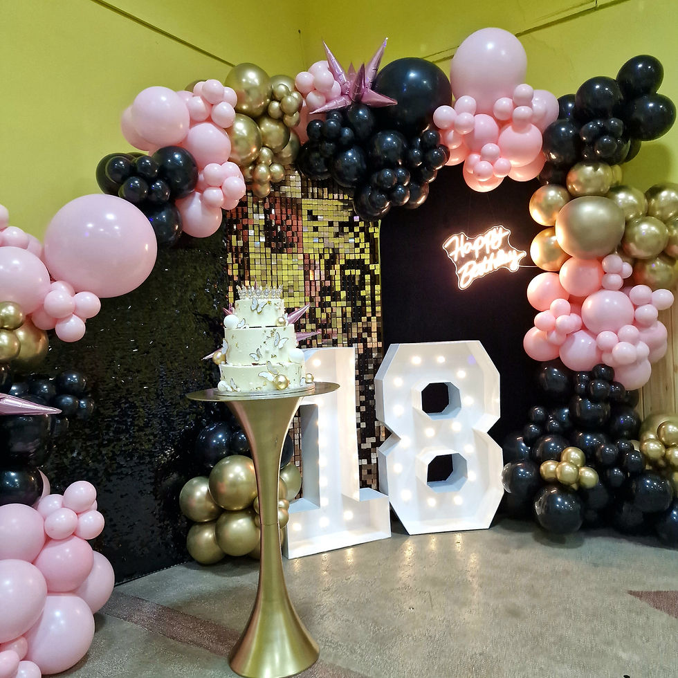 Decor baloane majorat