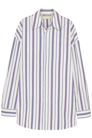 A.W.A.K.E Oversized Striped Shirt