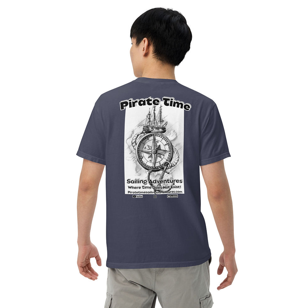 Thumbnail: Where Time Does Not Exist Men’s garment-dyed heavyweight t-shirt