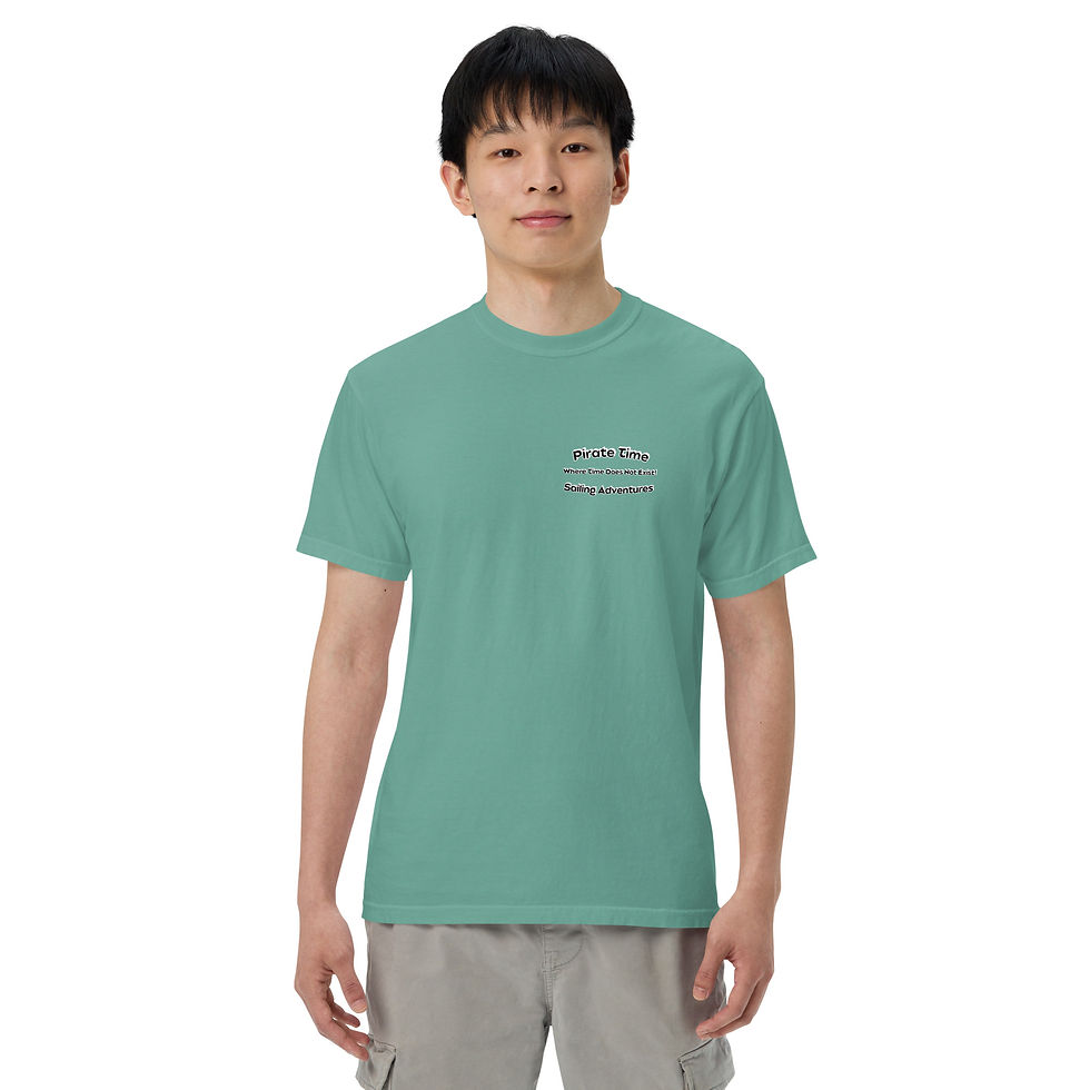 Thumbnail: Where Time Does Not Exist Men’s garment-dyed heavyweight t-shirt