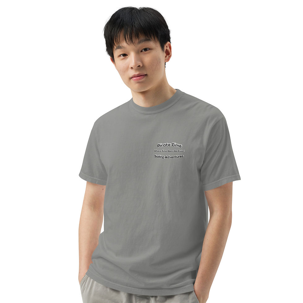 Thumbnail: Where Time Does Not Exist Men’s garment-dyed heavyweight t-shirt