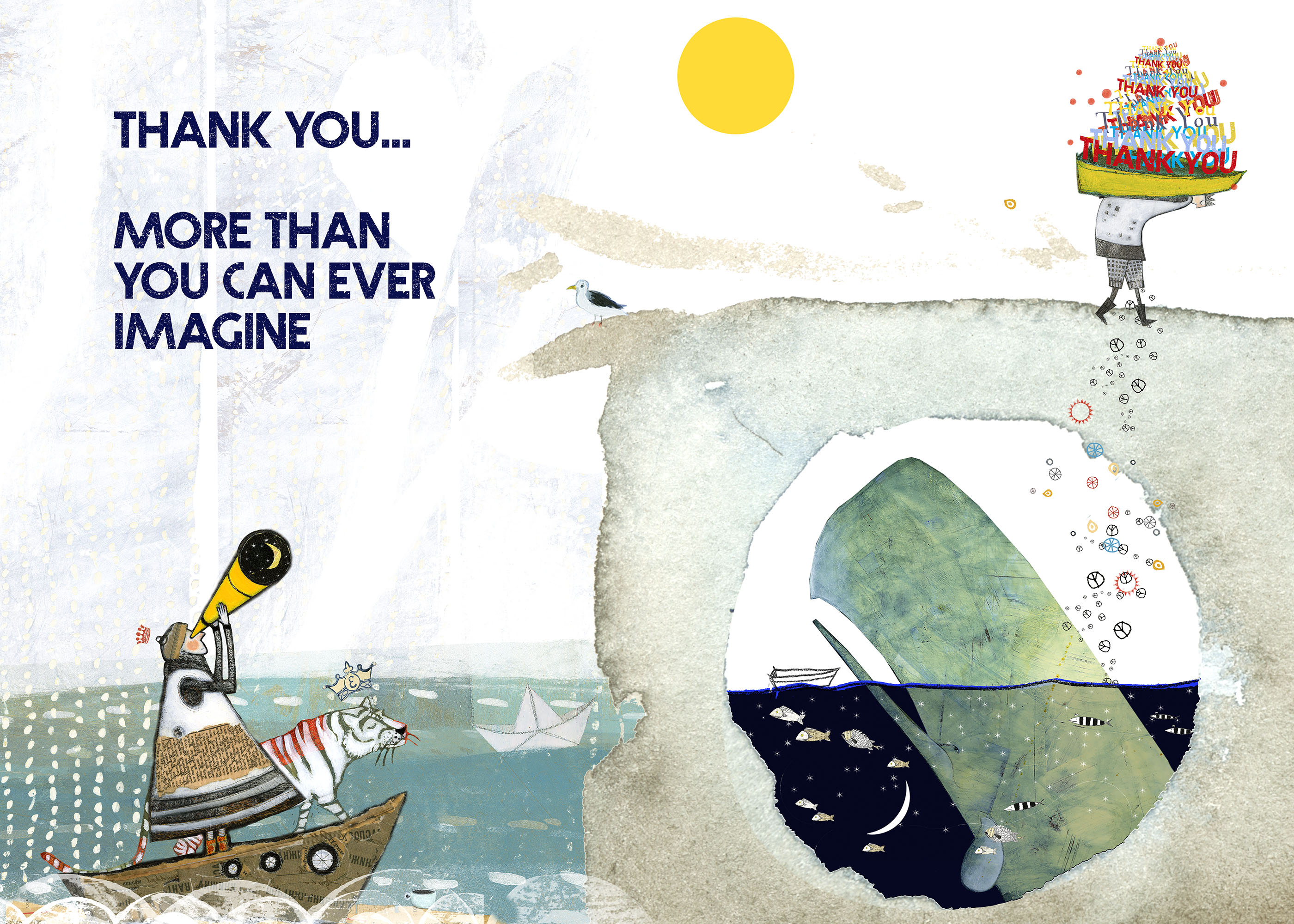 492 More Thank you Greeting Card