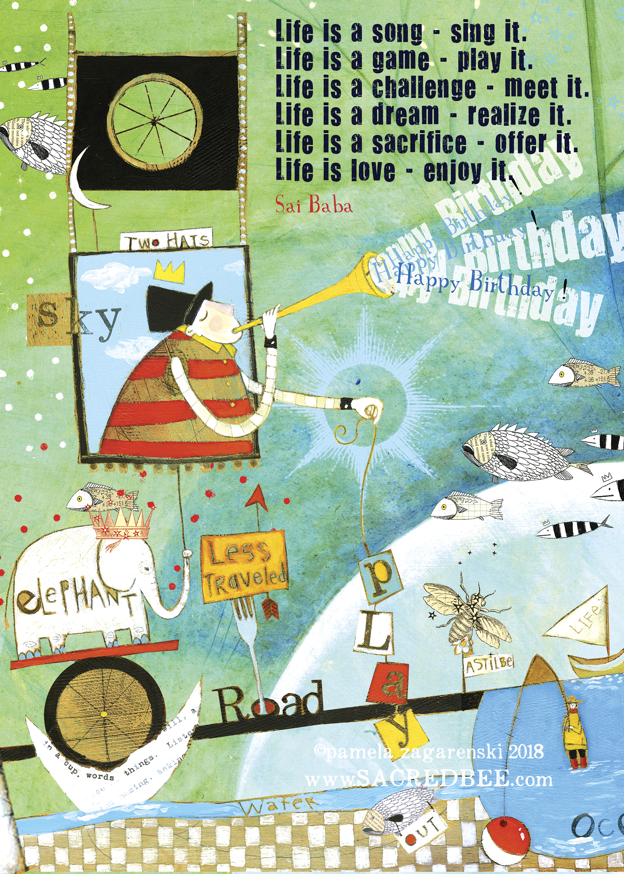158 Life Birthday Card