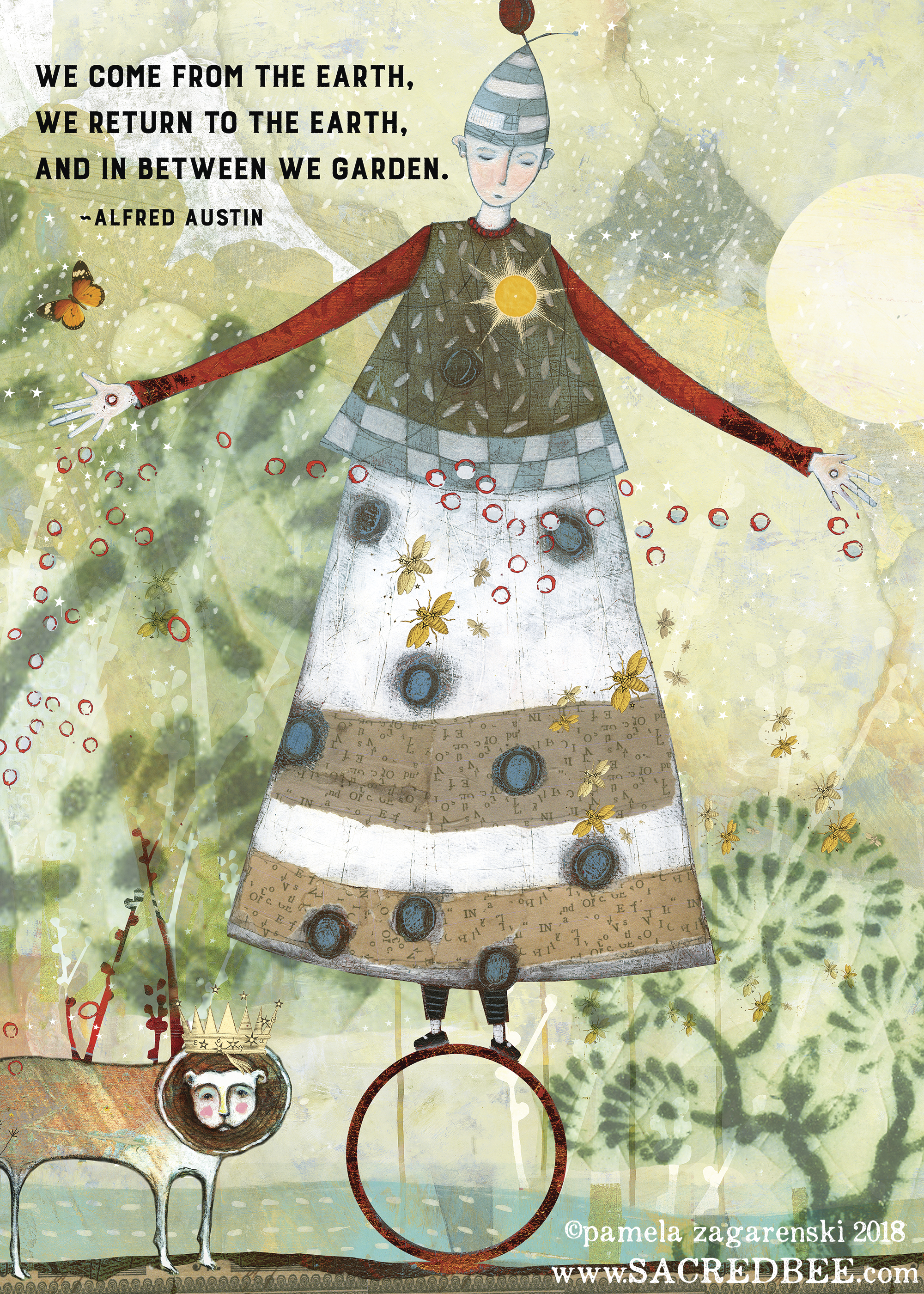 486 In Between Greeting Card