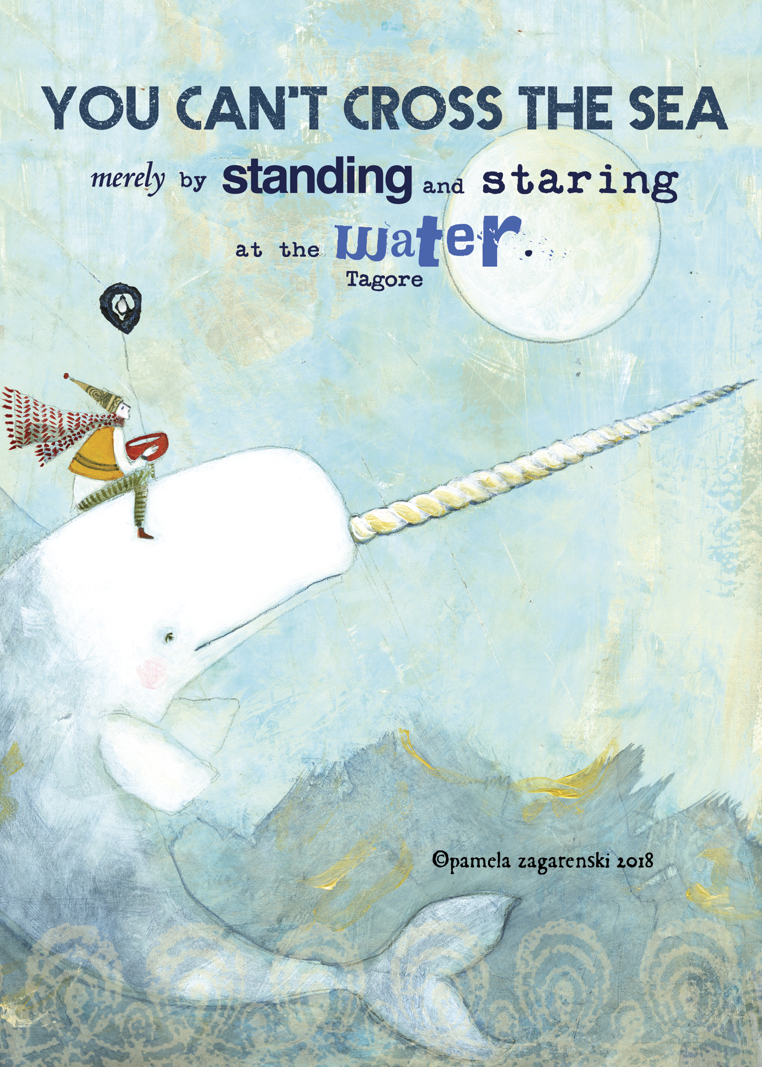 503 Narwhal Greeting Card