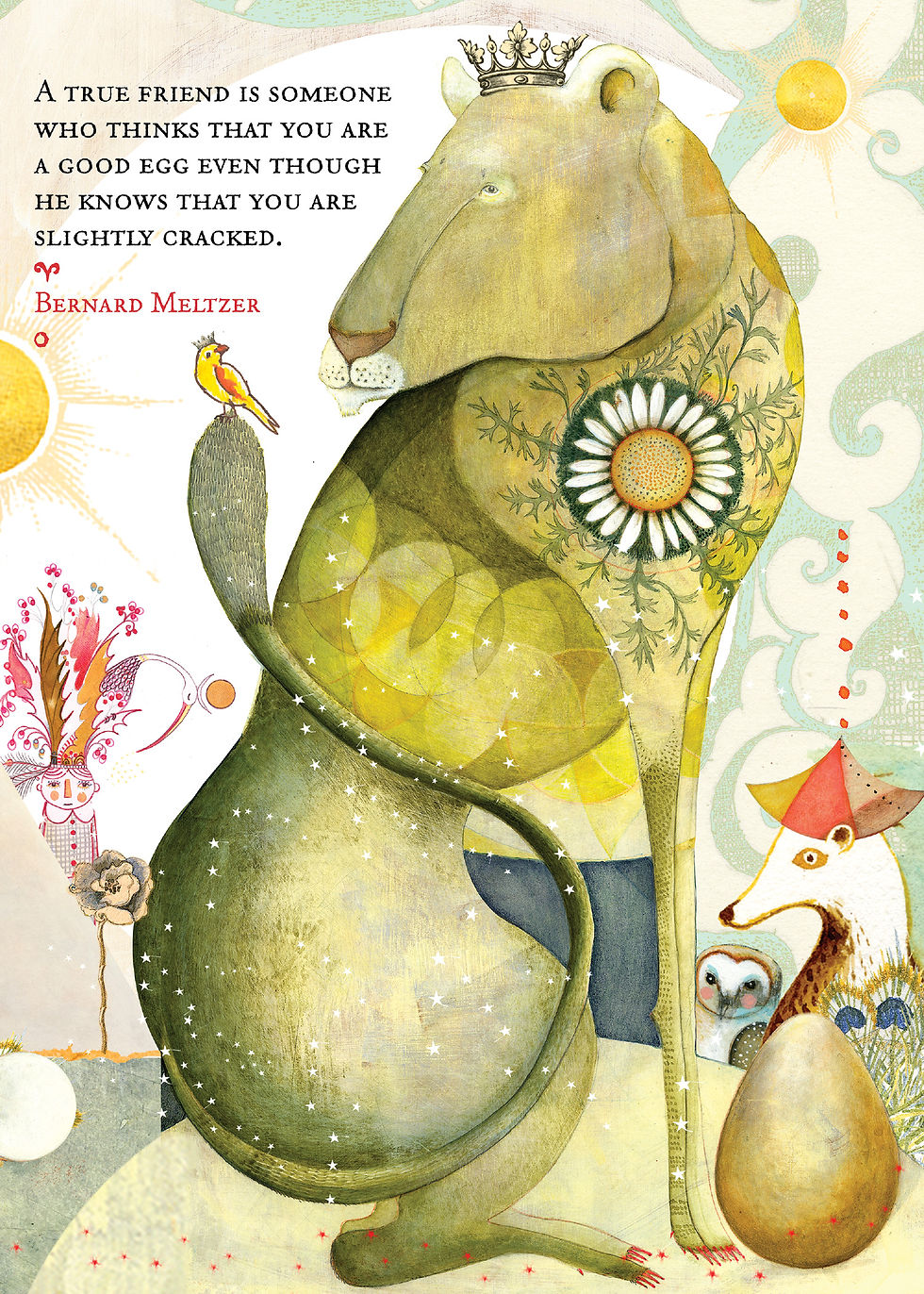 Thumbnail: 549 Good Egg  Sacredbee Greeting Card