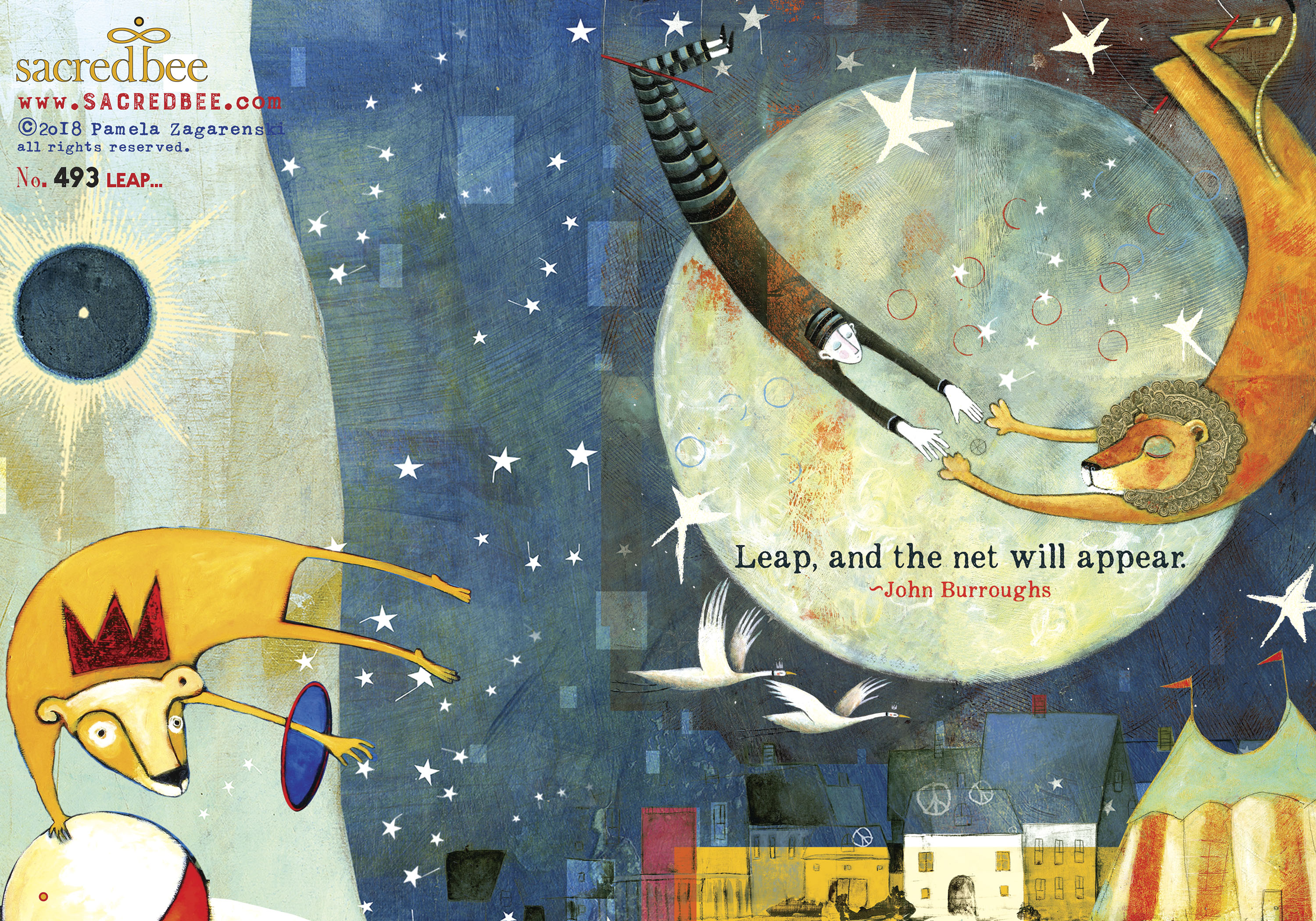 493 Leap Greeting Card